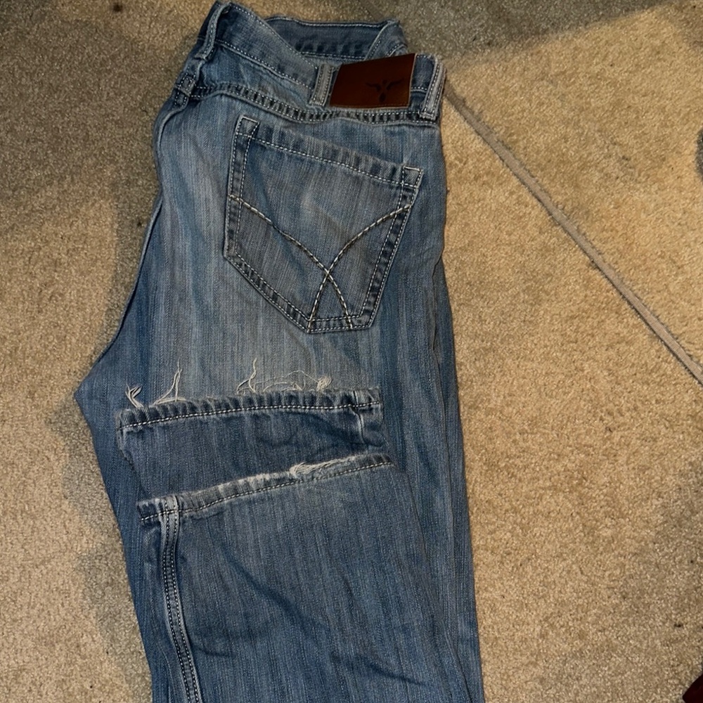 Wrangler Blue Straight Leg Jeans